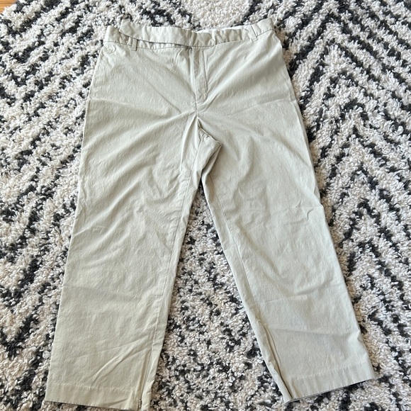 Banana Republic stretch capri pants size 12 cotton blend preloved - Picture 1 of 5